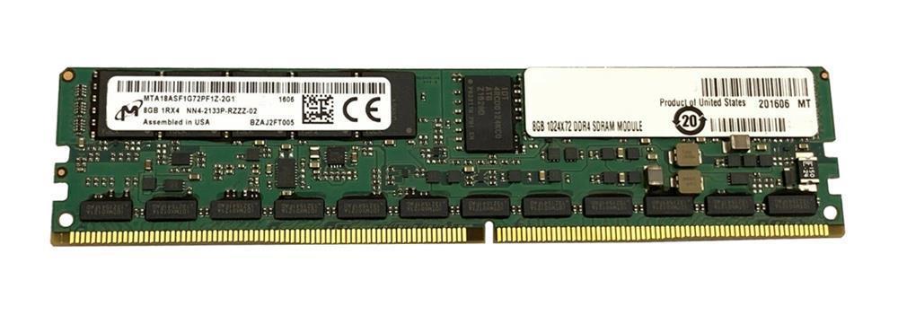 MTA18ASF1G72PF1Z-2G1T11AA Micron 8GB PC4-17000 DDR4-2133MHz Registered ECC CL15 288-Pin NVDIMM 1.2V Single Rank Memory Module