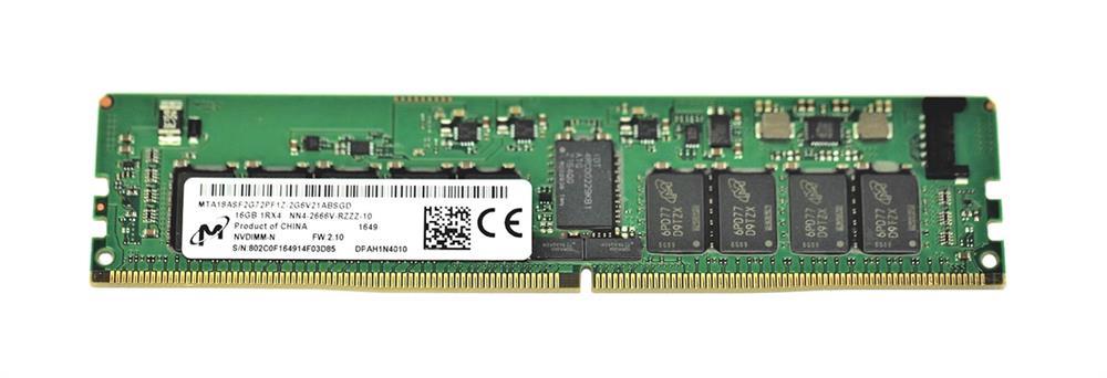 MTA18ASF2G72PF1Z-2G6V2 Micron 16GB PC4-21300 DDR4-2666MHz Registered ECC CL19 288-Pin NVDIMM 1.2V Single Rank Memory Module