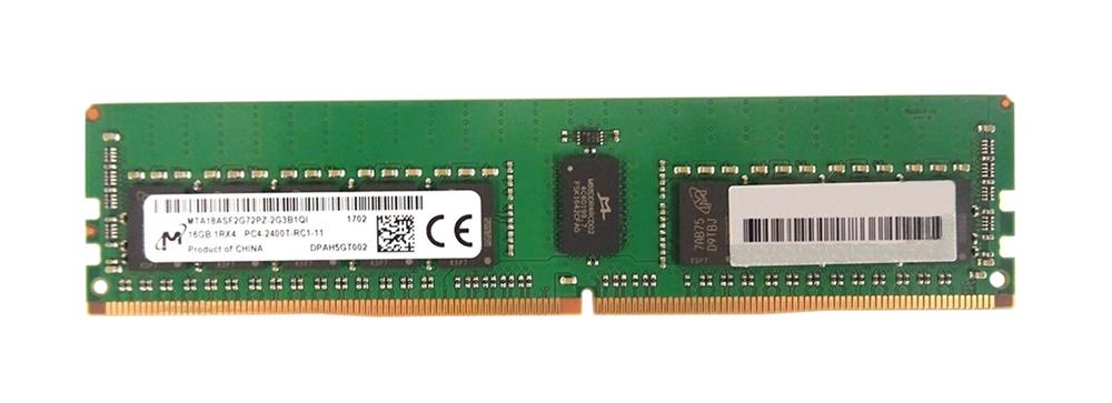 MTA18ASF2G72PZ-2G3B1QI Micron 16GB PC4-19200 DDR4-2400MHz Registered ECC CL17 288-Pin DIMM 1.2V Single Rank Memory Module