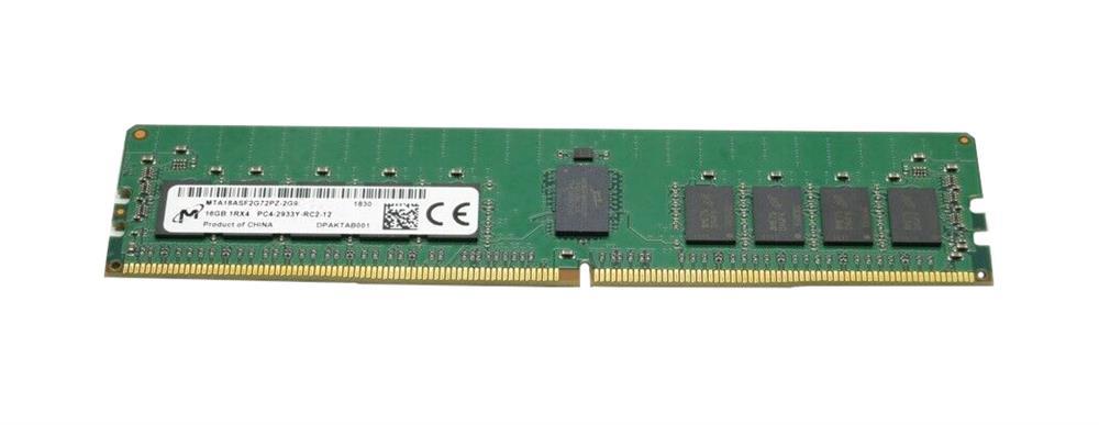 MTA18ASF2G72PZ-2G9E1 Micron 16GB PC4-23400 DDR4-2933MHz Registered ECC CL21 288-Pin DIMM 1.2V Single Rank Memory Module