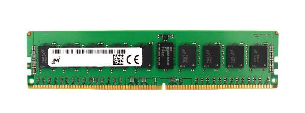MTA18ASF2G72PZ-3G2E1 Micron 16GB PC4-25600 DDR4-3200MHz Registered ECC CL22 288-Pin DIMM 1.2V Single Rank Memory Module