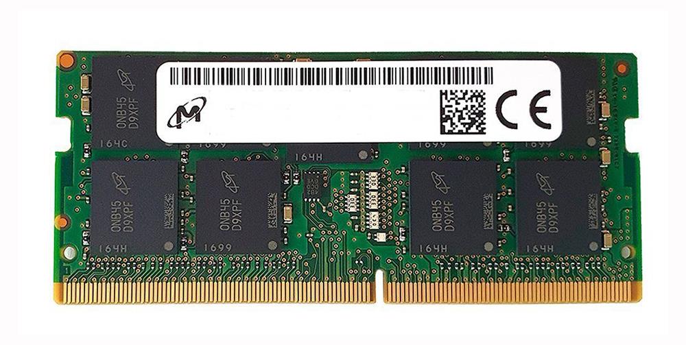 MTA18ASF4G72HZ-2G6B1 Micron 32GB PC4-21300 DDR4-2666MHz ECC Unbuffered CL19 260-Pin SoDimm 1.2V Dual Rank Memory Module