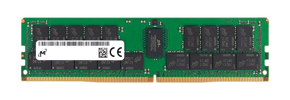 MTA18ASF4G72PDZ-2G91 Micron 32GB PC4-23400 DDR4-2933MHz Registered ECC CL21 288-Pin DIMM 1.2V Dual Rank Memory Module