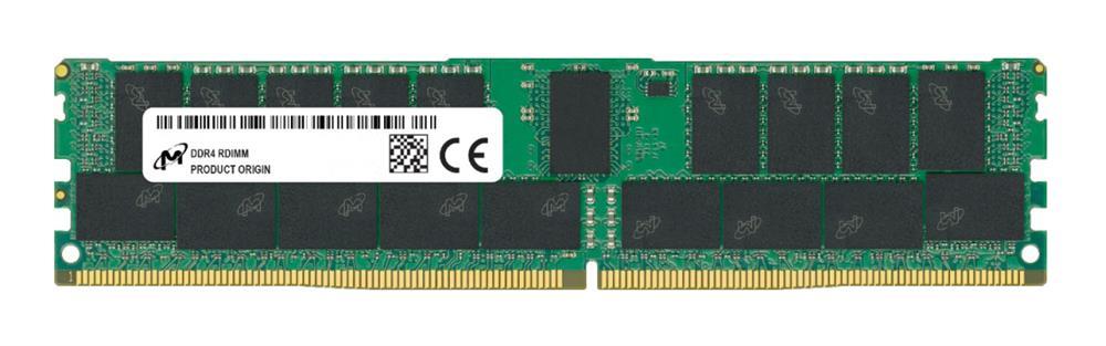 MTA18ASF4G72PDZ-3G2 Micron 32GB PC4-25600 DDR4-3200MHz Registered ECC CL22 288-Pin DIMM 1.2V Dual Rank Memory Module