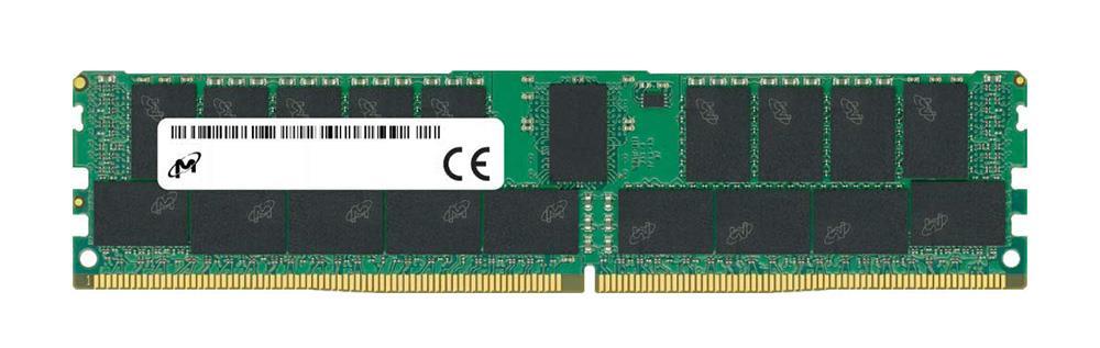MTA18ASF4G72PZ-3G2E1 Micron 32GB PC4-25600 DDR4-3200MHz Registered ECC CL22 288-Pin DIMM 1.2V Single Rank Memory Module