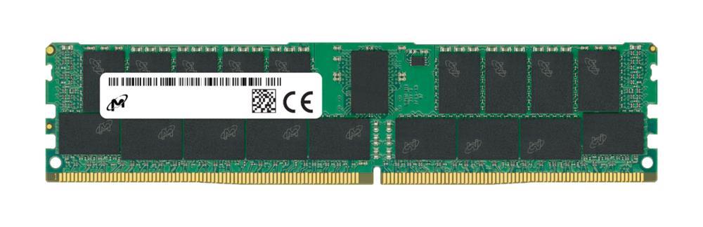 MTA36ASF8G72PZ-3G2E1 Micron 64GB PC4-25600 DDR4-3200MHz Registered ECC CL22 288-Pin DIMM 1.2V Dual Rank Memory Module