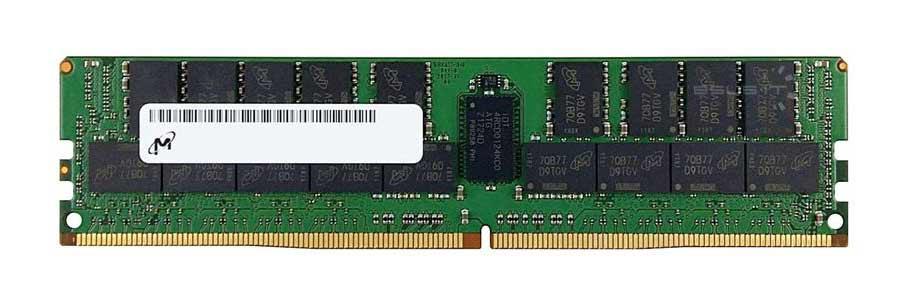 MTA72ASS8G72LZ-3G2R1 Micron 64GB PC4-25600 DDR4-3200MHz Registered ECC CL22 288-Pin Load Reduced DIMM 1.2V Quad Rank Memory Module