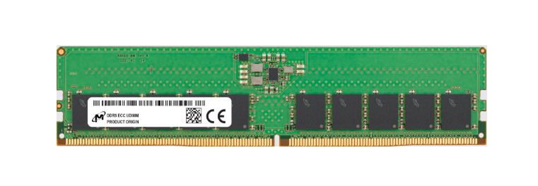 MTC10C1084S1EC48B Micron 16GB PC5-38400 DDR5-4800MHz ECC Unbuffered CL40 288-Pin UDIMM 1.1V Single Rank Memory Module