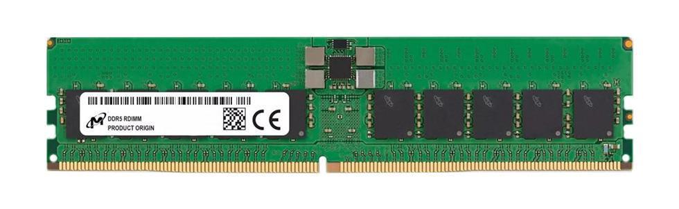 MTC10F108YS1RC56BB1 Micron 24GB PC5-44800 DDR5-5600MHz ECC Registered CL46 288-Pin DIMM 1.1V Single Rank Memory Module