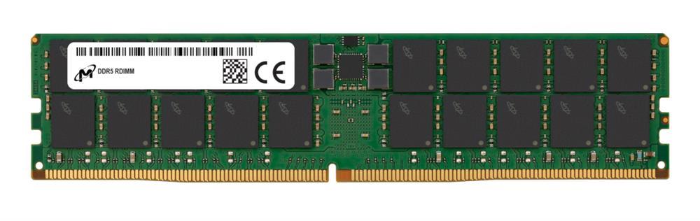 MTC40F2046S1RC48BA1 Micron 64GB PC5-38400 DDR5-4800MHz Registered ECC CL40 288-Pin DIMM 1.1V Dual Rank Memory Module