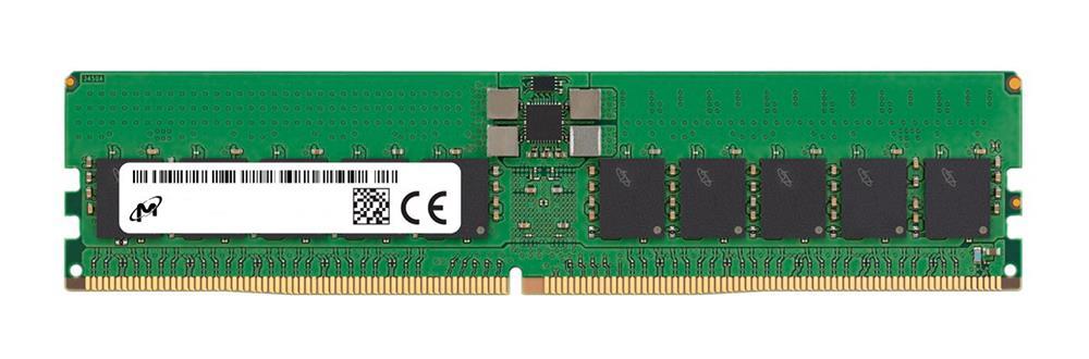 MTC40F2047S1RC56BT Micron 128GB PC5-44800 DDR5-5600MHz ECC Registered CL46 288-Pin RDIMM 1.1V Dual Rank Memory Module