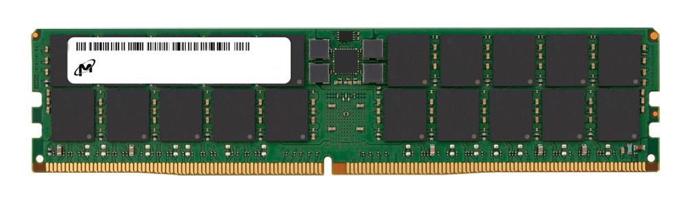 MTC40F2047S1RC64BB1 Micron 128GB PC5-51200 DDR5-6400MHz ECC Registered CL52 288-Pin DIMM 1.1V Dual Rank x4 Memory Module