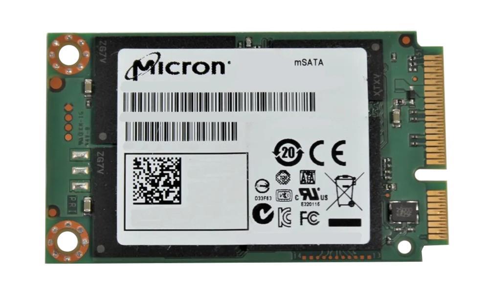 MTFDDAT064MBDAAH12ITYY Micron M500IT 64GB MLC SATA 6Gbps mSATA Internal Solid State Drive (SSD) (Industrial)