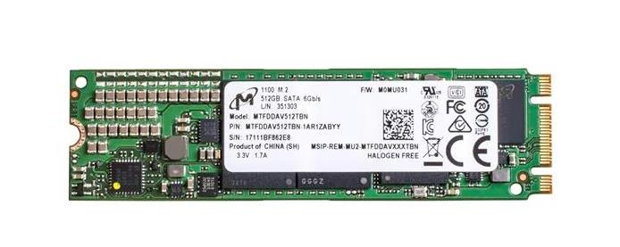 MTFDDAV512TBN-1AR15ABDA Micron 512GB M.2 2280 SATA SSD