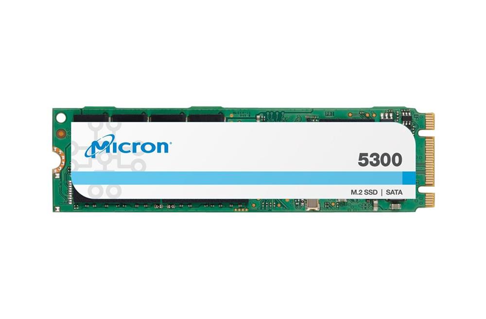 MTFDDAV960TDS-1AW15A Micron 5300 Pro Series 960GB TLC SATA 6Gbps (SED) M.2 2280 Internal Solid State Drive (SSD)