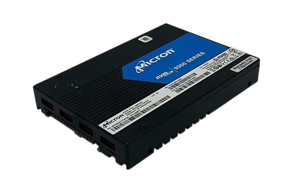 MTFDHAL7T6TDP-1AT1ZA CRUCIAL/MICRON - IMSOURCING 9300 9300 PRO 7.68 TB Solid State Drive - Internal - U.2 (PCI Express NVMe 3.0 x4) - Read 