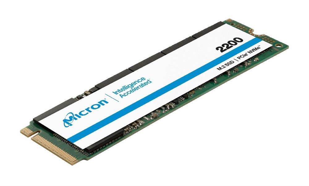 MTFDHBA512TCK-1AS1AABFA Micron 2200 512GB TLC PCI Express 3.0 x4 NVMe M.2 2280 Internal Solid State Drive (SSD)
