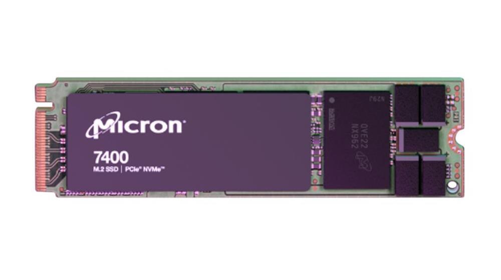 MTFDKBA480TDZ-1AZ1ZAB Micron 7400 PRO 480GB TLC PCI Express 4.0 x4 NVMe Read Intensive (512B) M.2 2280 Internal Solid State Drive (SSD)