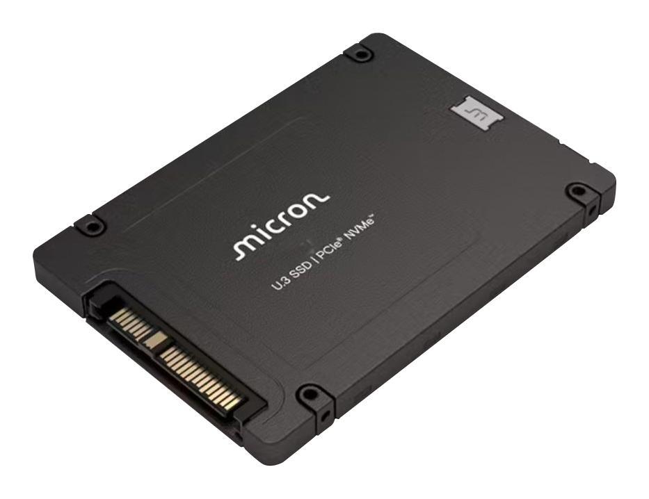 MTFDKCB3T8TFR-1BC15ABYY Micron 3.84TB PCI Express NVMe 4.0 U.3 Solid State Drive (SSD)