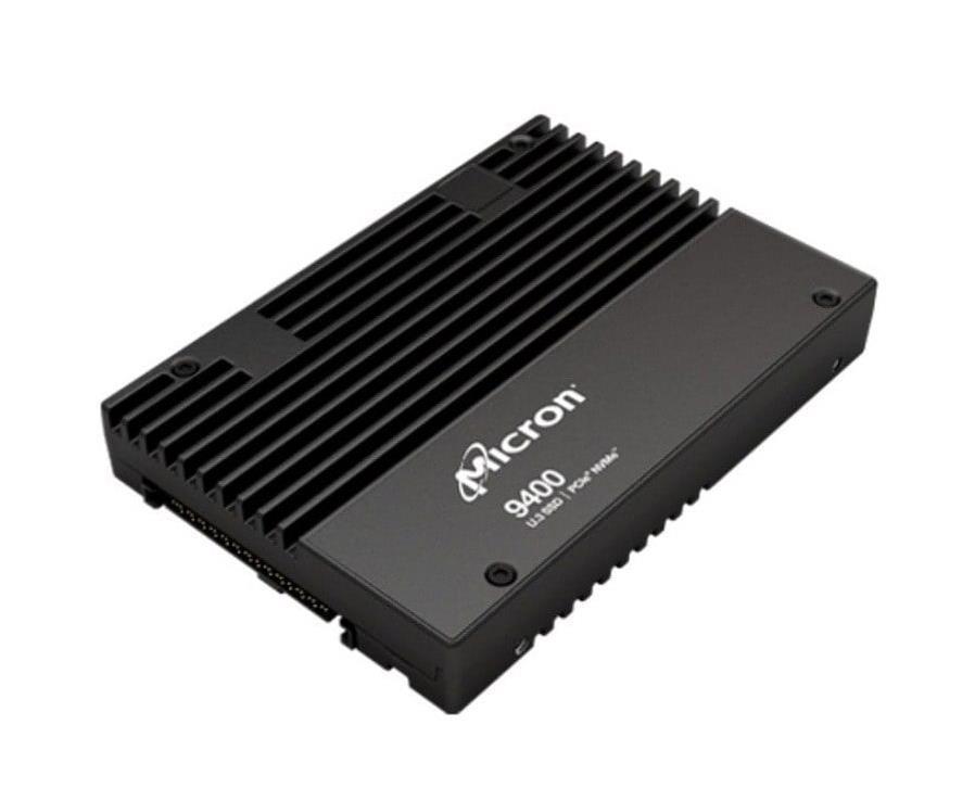 MTFDKCC12T8TGJ-1BC1ZA Micron 9400 MAX 12.8TB TLC PCI Express NVMe 4.0 U.3 2.5-Inch Solid State Drive (SSD)