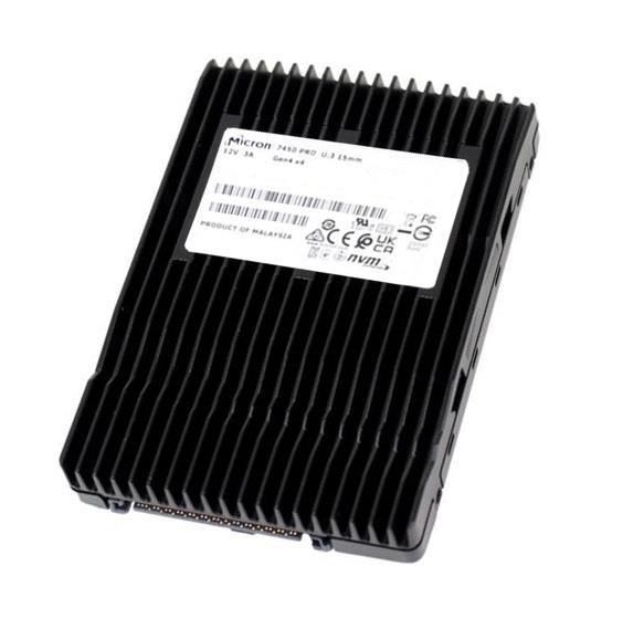 MTFDKCC3T8TFR-1BC1ZA Micron 7450 Pro 3.84TB TLC PCI Express NVMe 4.0 U.3 2.5-Inch Solid State Drive (SSD)