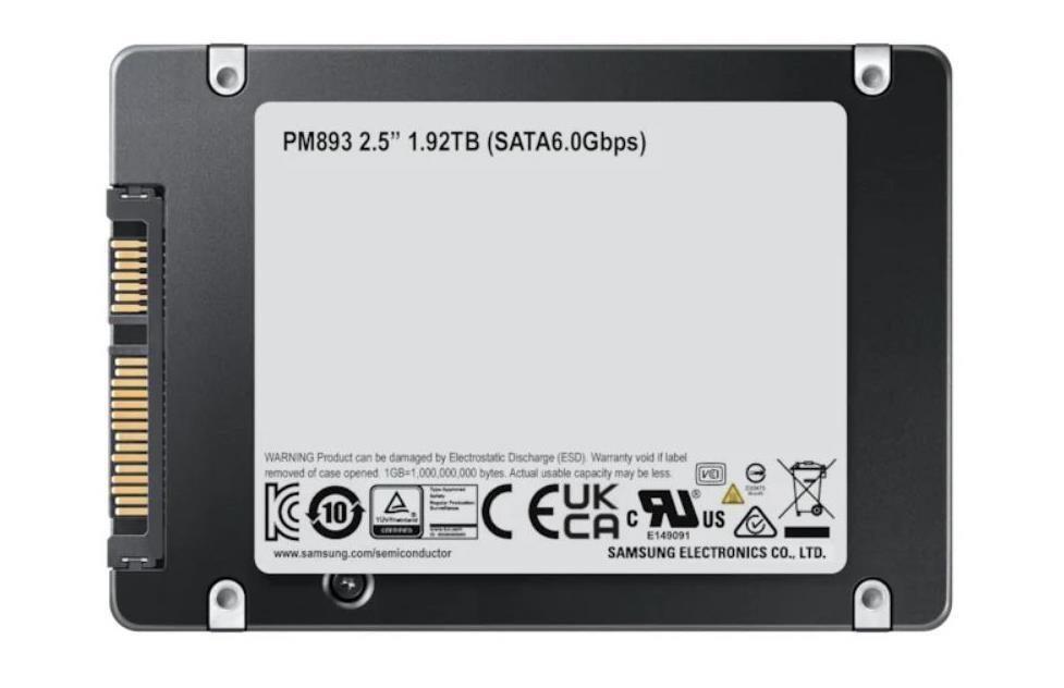 MZ-7L31T90 Samsung PM893 Series 1.92TB SATA 6Gbps 2.5-inch Internal Solid State Drive (SSD)