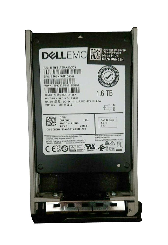 MZ-IES1T6E Dell 1.6TB MLC SAS 12Gbps Mixed Use 2.5-inch Internal Solid State Drive (SSD)
