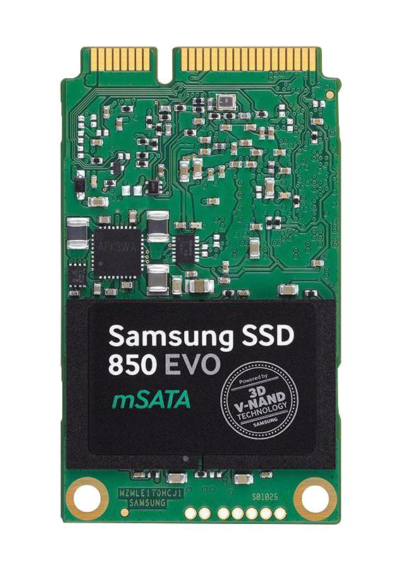 MZ-M5E1T0BW-A1 Samsung 850 EVO Series 1TB TLC SATA 6Gbps (AES-256 / TCG Opal 2.0) mSATA Internal Solid State Drive (SSD)