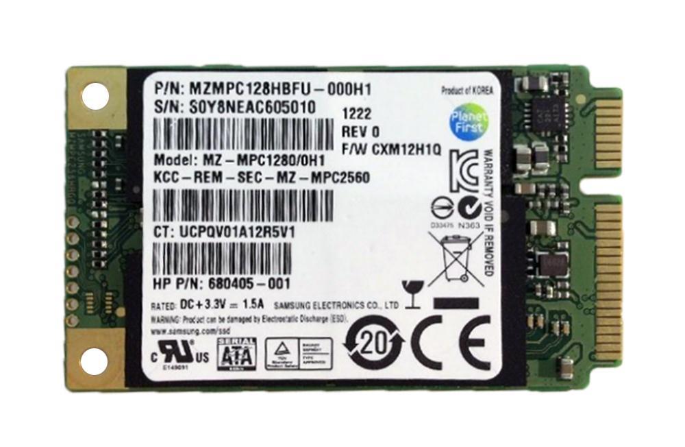 MZ-MPC1280D Samsung PM830 Series 128GB MLC SATA 6Gbps mSATA Internal Solid State Drive (SSD)