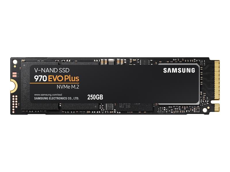 MZ-V7S250B/AM Samsung 970 EVO Plus 250GB TLC PCI Express 3.0 x4 NVMe (AES 256-Bits) M.2 2280 Internal Solid State Drive (SSD)