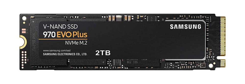 MZ-V7S2T0BW Samsung 970 EVO Plus 2TB TLC PCI Express 3.0 x4 NVMe (AES 256-Bits) M.2 2280 Internal Solid State Drive (SSD)