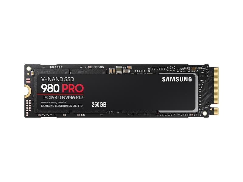 MZ-V8P250B/AM Samsung 980 PRO Series 250GB TLC PCI Express 4.0 x4 NVMe (AES-256 / TCG Opal 2.0) M.2 2280 Internal Solid State Drive (SSD)