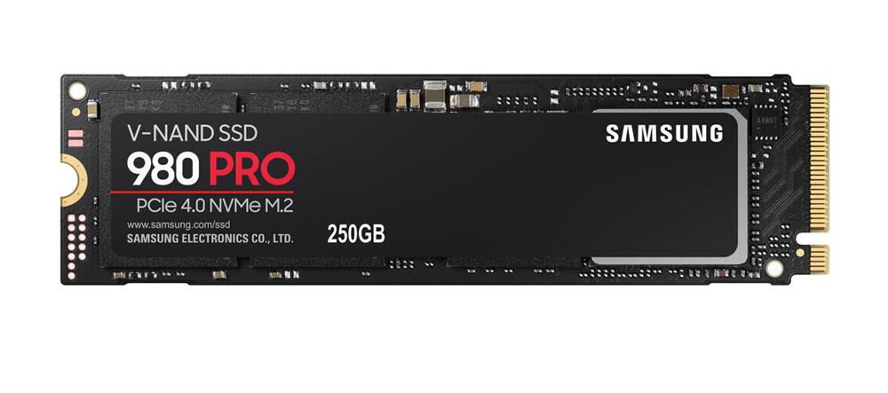 MZ-V8P250B Samsung 980 PRO Series 250GB TLC PCI Express 4.0 x4 NVMe (AES-256 / TCG Opal 2.0) M.2 2280 Internal Solid State Drive (SSD)
