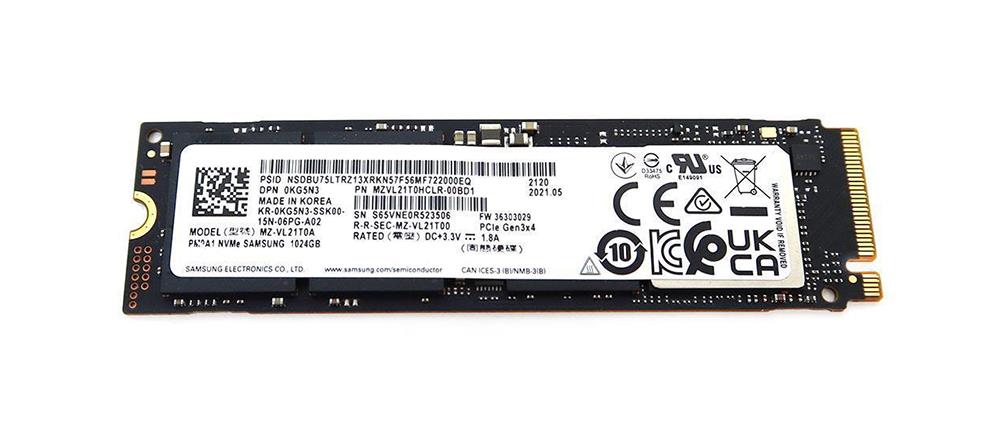 MZ-VL21T0A Samsung PM9A1 Series 1TB PCI Express NVMe 3.0 x4 M.2 2280 Solid State Drive (SSD)