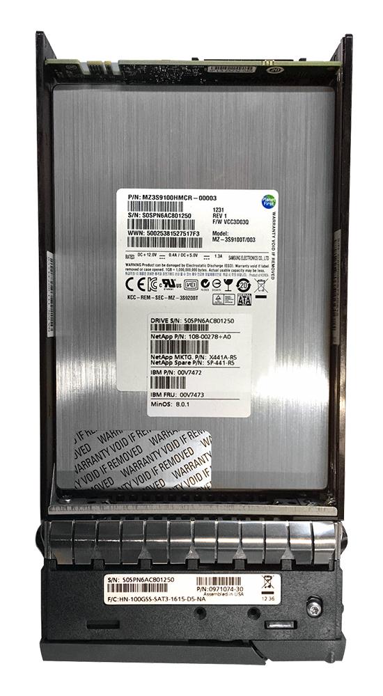 MZ3S9100HMCR-00003 Samsung 100GB SLC SAS 6Gbps 3.5-inch Internal Solid State Drive (SSD)