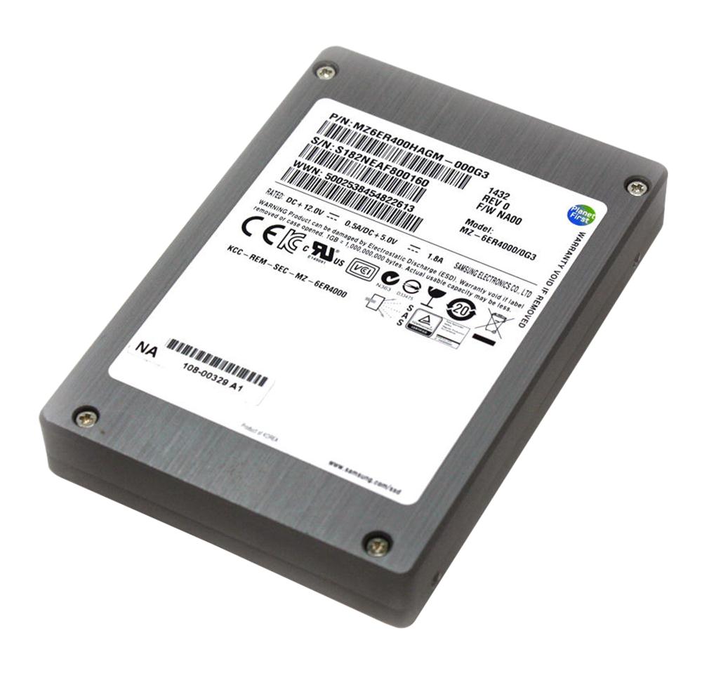 MZ6ER400HAGM000G3 Samsung SM1625 Enterprise Series 400GB eMLC SAS 6Gbps High Performance 2.5-inch Internal Solid State Drive (SSD)