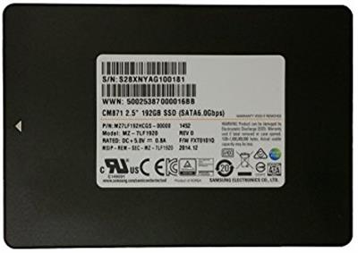 MZ7LF192HCGS-000L1 Samsung CM871 192GB SATA 6.0 Gbps SSD