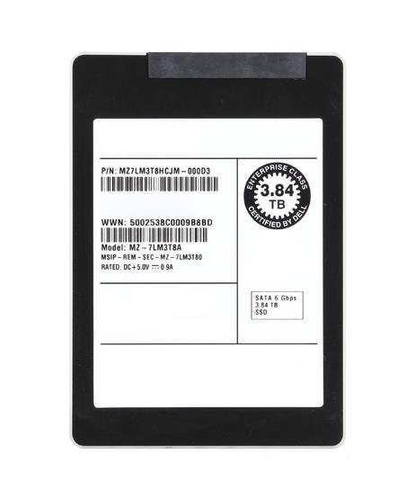 MZ7LM3T8HCJM-0003 Samsung PM863 Series 3.84TB TLC SATA 6Gbps Read Intensive 2.5-Inch Solid State Drive (SSD)