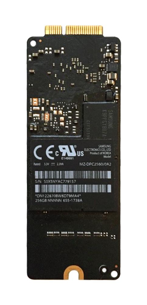 MZDPC25600A2 Samsung 256GB MLC SATA 6Gbps M.2 Internal Solid State Drive (SSD) for Apple Retina MacBook Pro and Air