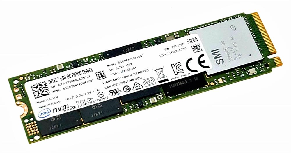 MZFLV512HCJH-000MV Samsung PM951 Series 512GB TLC PCI Express 3.0 x4 NVMe M.2 2280 Internal Solid State Drive (SSD)