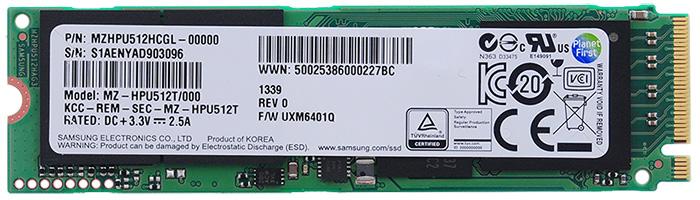 MZHPU512HCGL-00000 Samsung XP941 Series 512GB MLC PCI Express 2.0 x4 NVMe M.2 2280 Internal Solid State Drive (SSD)