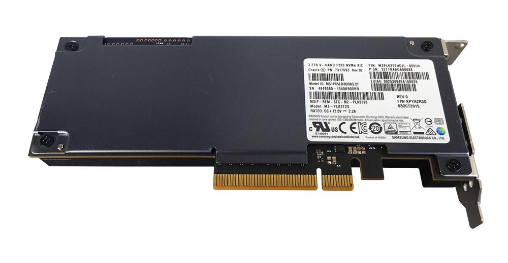 MZPLK3T2HCJL-000U4 Samsung PM1725 Series 3.2TB TLC PCI Express 3.0 x8 NVMe HH-HL Add-in Card Solid State Drive (SSD)