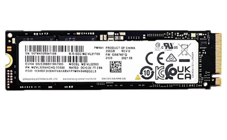 MZVL2512HCJQ-00 Samsung PM9A1 Series 512GB TLC PCI Express NVMe 4.0 x4 M.2 Solid State Drive (SSD)