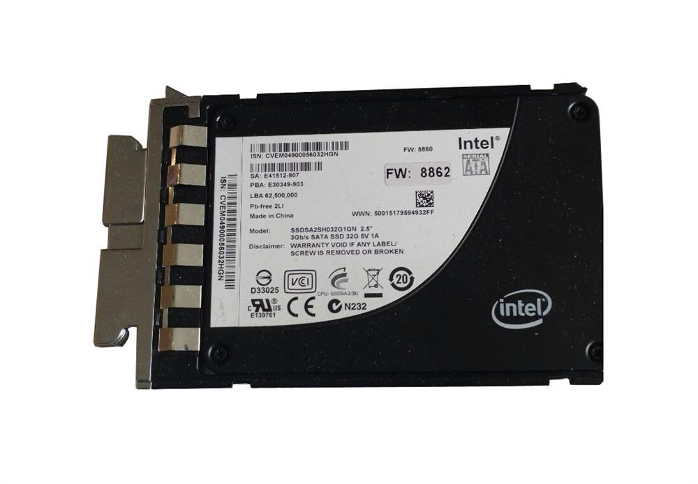 N20-D032SSD Cisco 32GB SATA 3Gbps Hot Swap 2.5-inch Internal Solid State Drive (SSD) (Sled Mounted) (Refurbished)