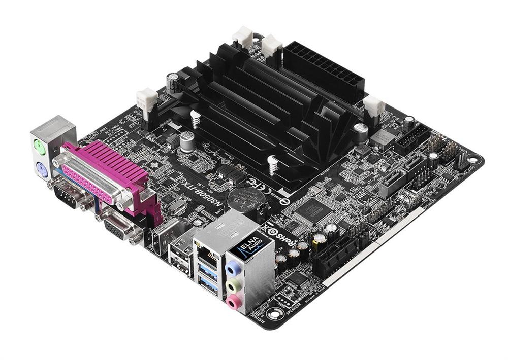 N3050B-ITX ASRock Intel Celeron N3050 Dual-Core Processors Support DDR3/DDR3L 2x DIMM 2x SATA2 3.0Gb/s Mini-ITX Motherboard (Refurbished)