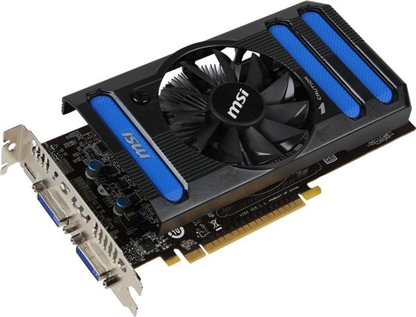 N650TI-1GD5/V1 MSI nVidia GeForce GTX 650 Ti 1GB GDDR5 VGA/ DVI/ HDMI PCI Express Graphics Card