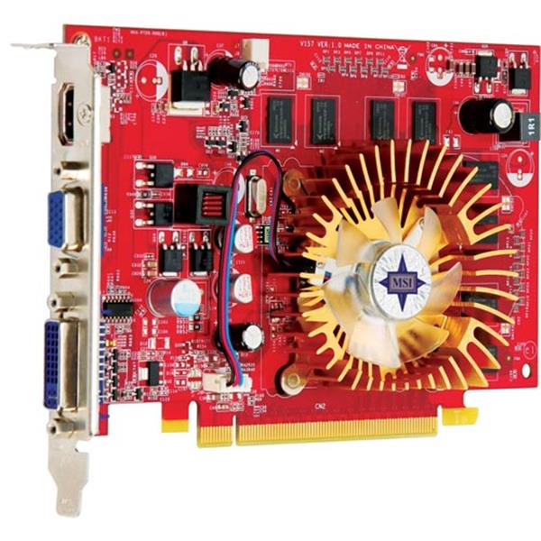 N9500GT-MD1GD2 MSI GeForce 9500GT 1GB 128-Bit GDDR2 PCI Express 2.0 x16 DVI/ HDMI/ D-Sub HDCP Ready Video Graphics Card