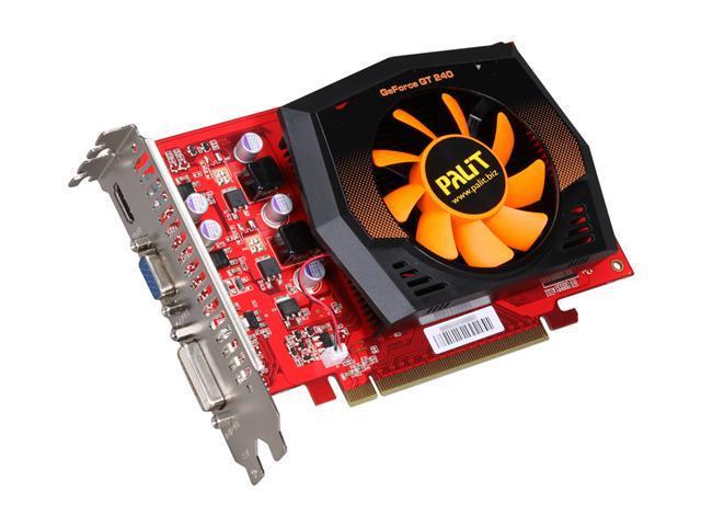NE5T2400FHD01 Palit Microsystems (HK) Limited Palit Video CardNvidia Gt240 1GB Gddr5 PCI-Express Hdmi
