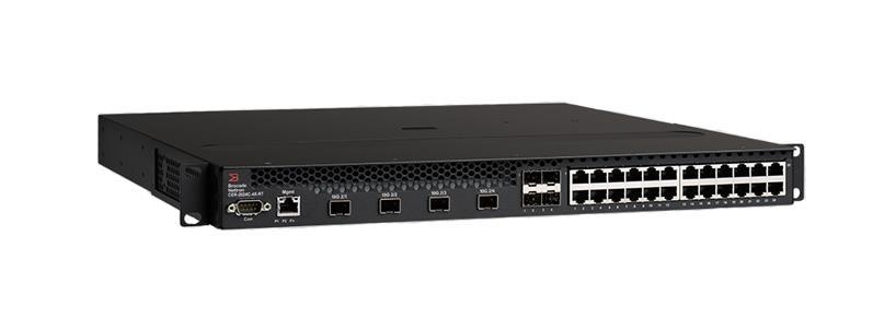 NICER2024CADVPREMDC Brocade NetIron 2024C Multi-Service Carrier Ethernet Router - 24 Ports - 24 RJ-45 Port(s) - 6 - Gigabit Ethernet - 1U - (Refurbished)