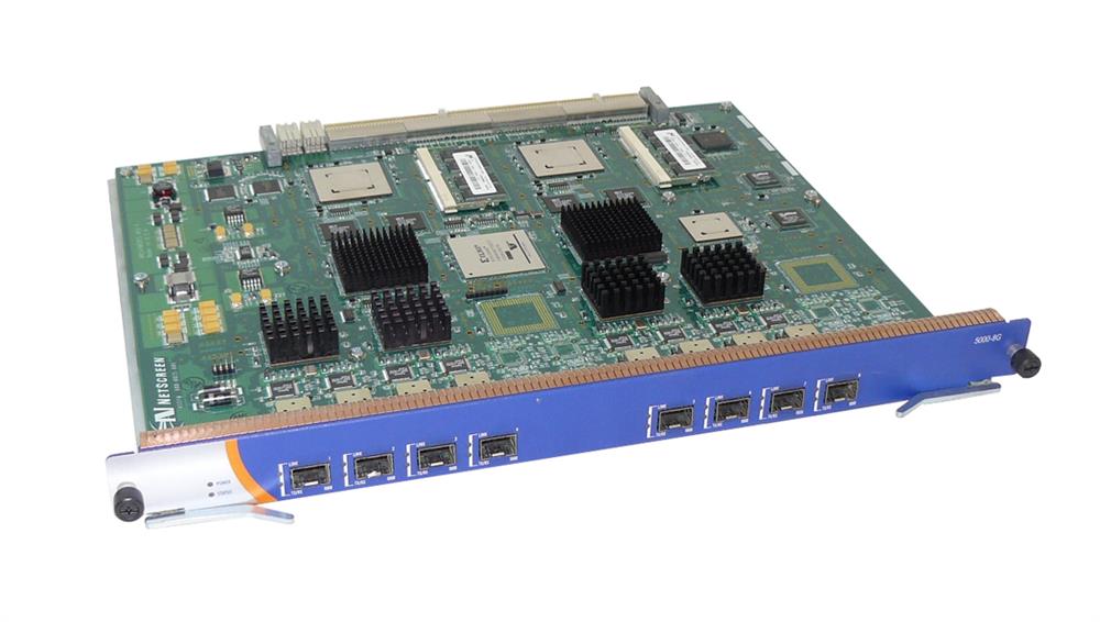 NS-5000-8G Juniper NetScreen 5000 8 GigE Secure Port Module 8 x SFP (mini-GBIC) Expansion Module (Refurbished)